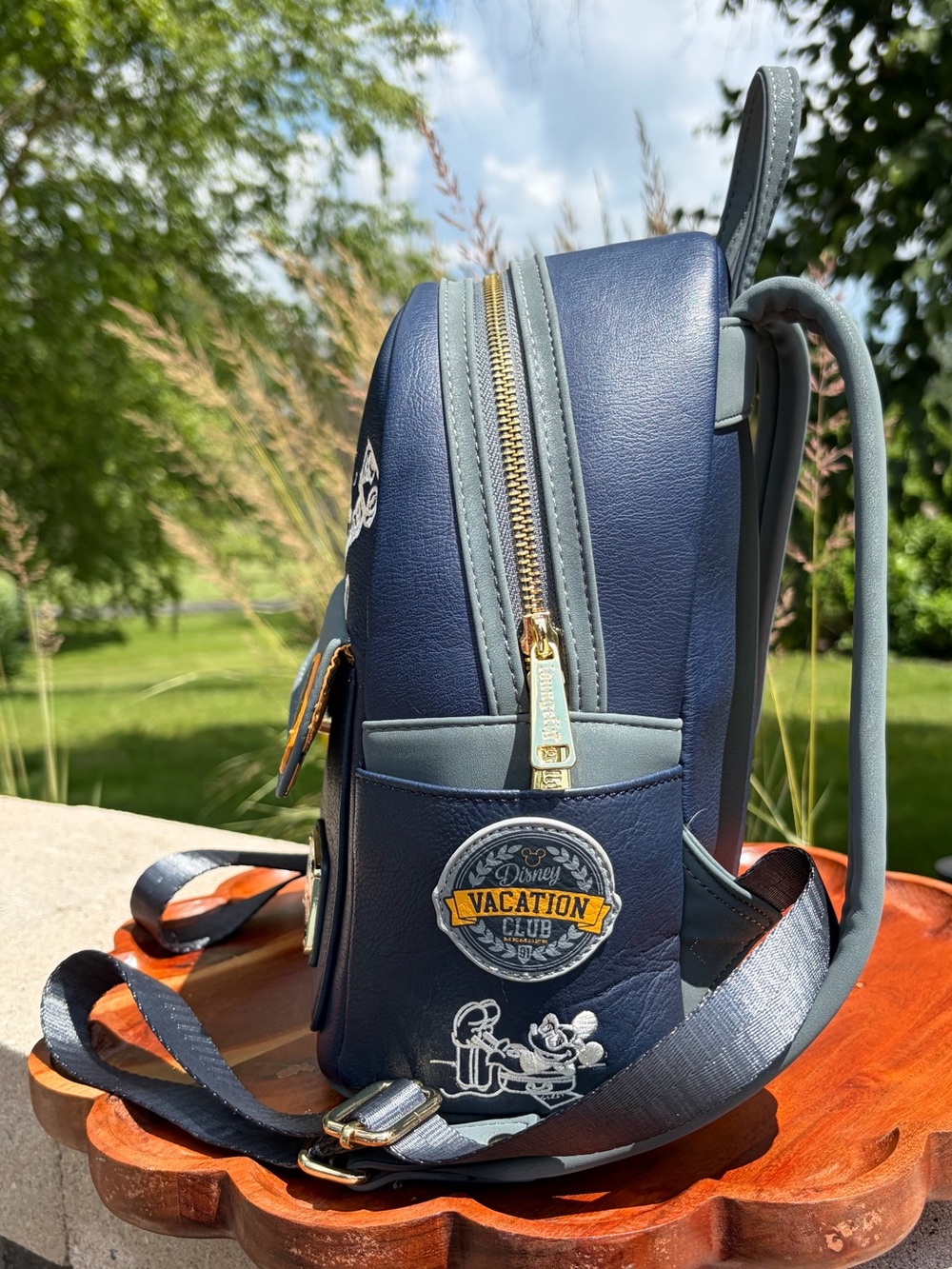 Loungefly Disney Vacation Club DVC 30th Anniversary Backpack EUC - Picture 12 of 16